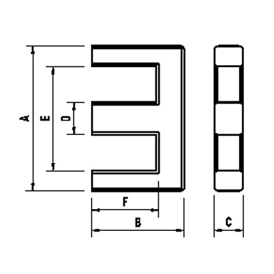 EE、EEL、EF型高導(dǎo)磁芯